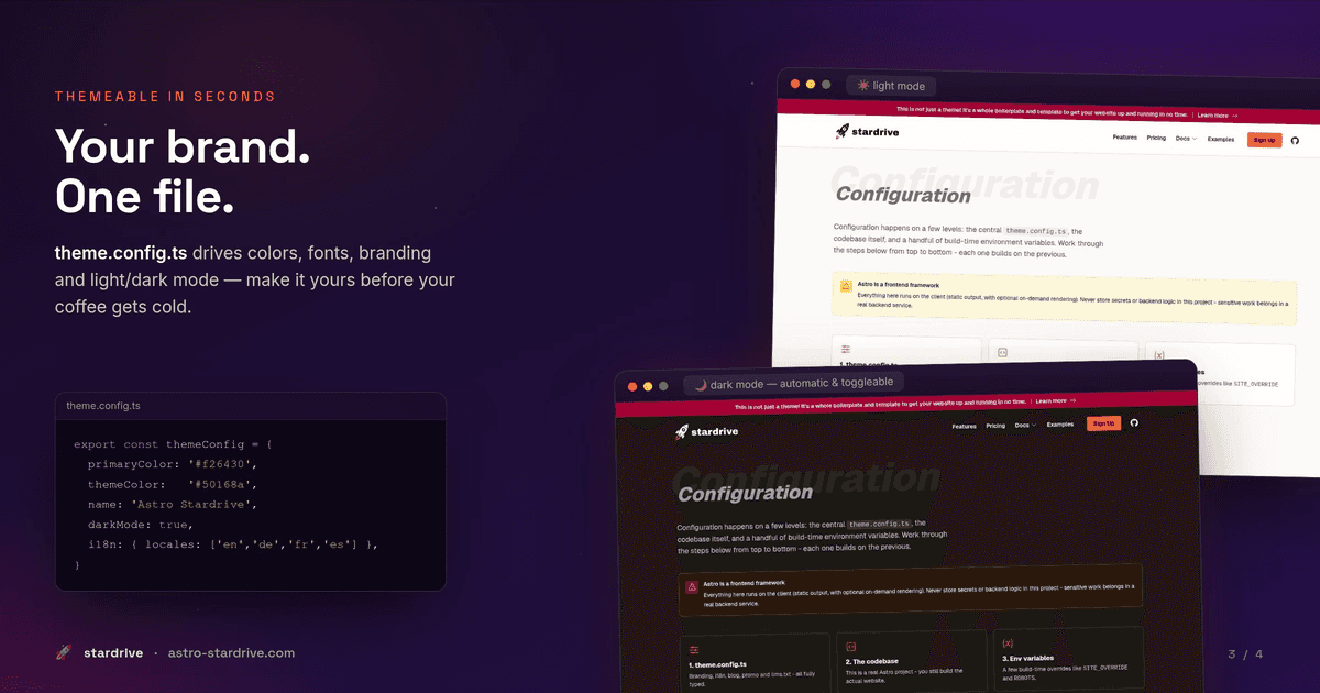 Astro Stardrive Boilerplate image 4