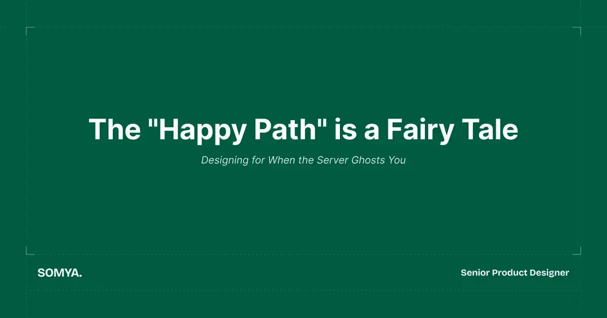 The "Happy Path" is a Fairy Tale