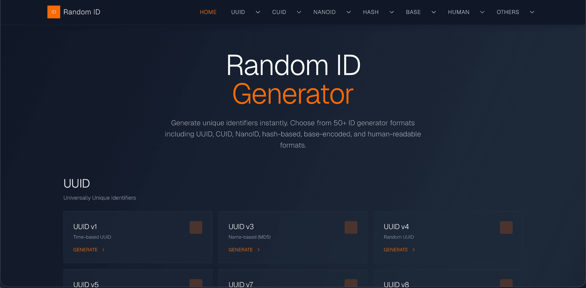 Random ID Generator image 1