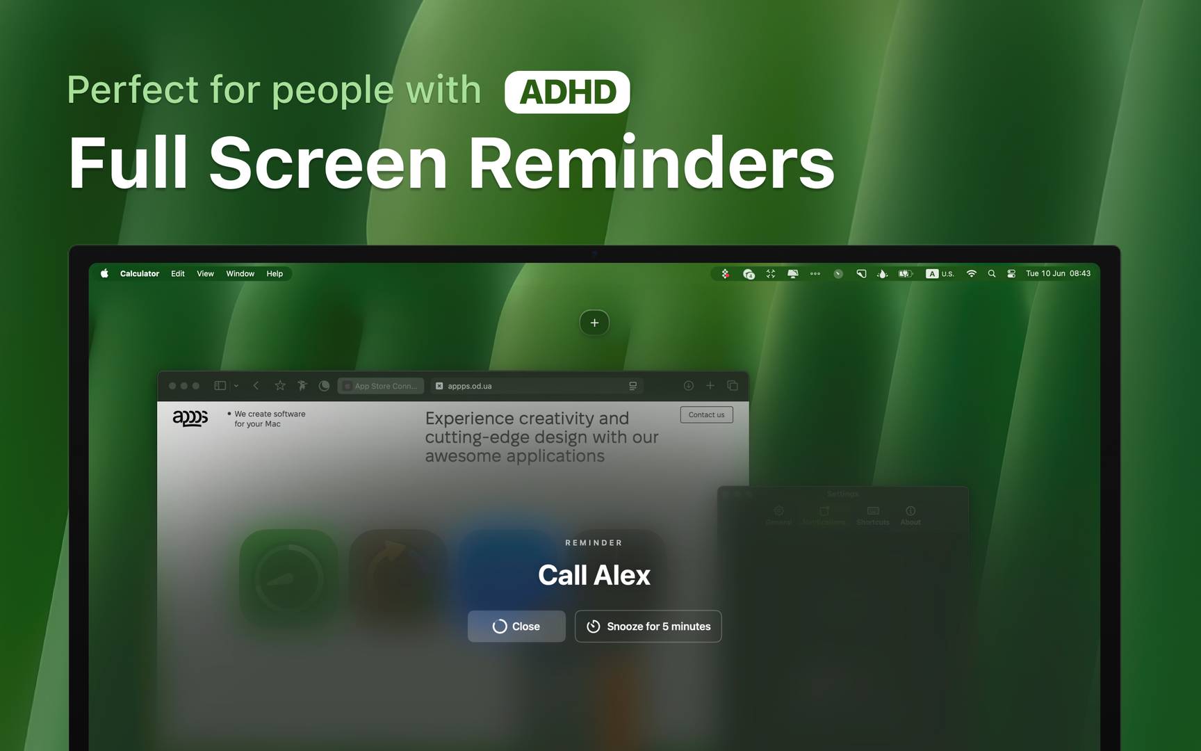 DeskMinder². Reminders & Tasks image 4