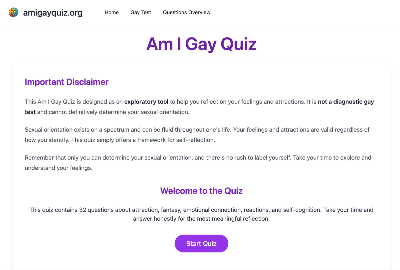 Am I Gay Quiz image 1