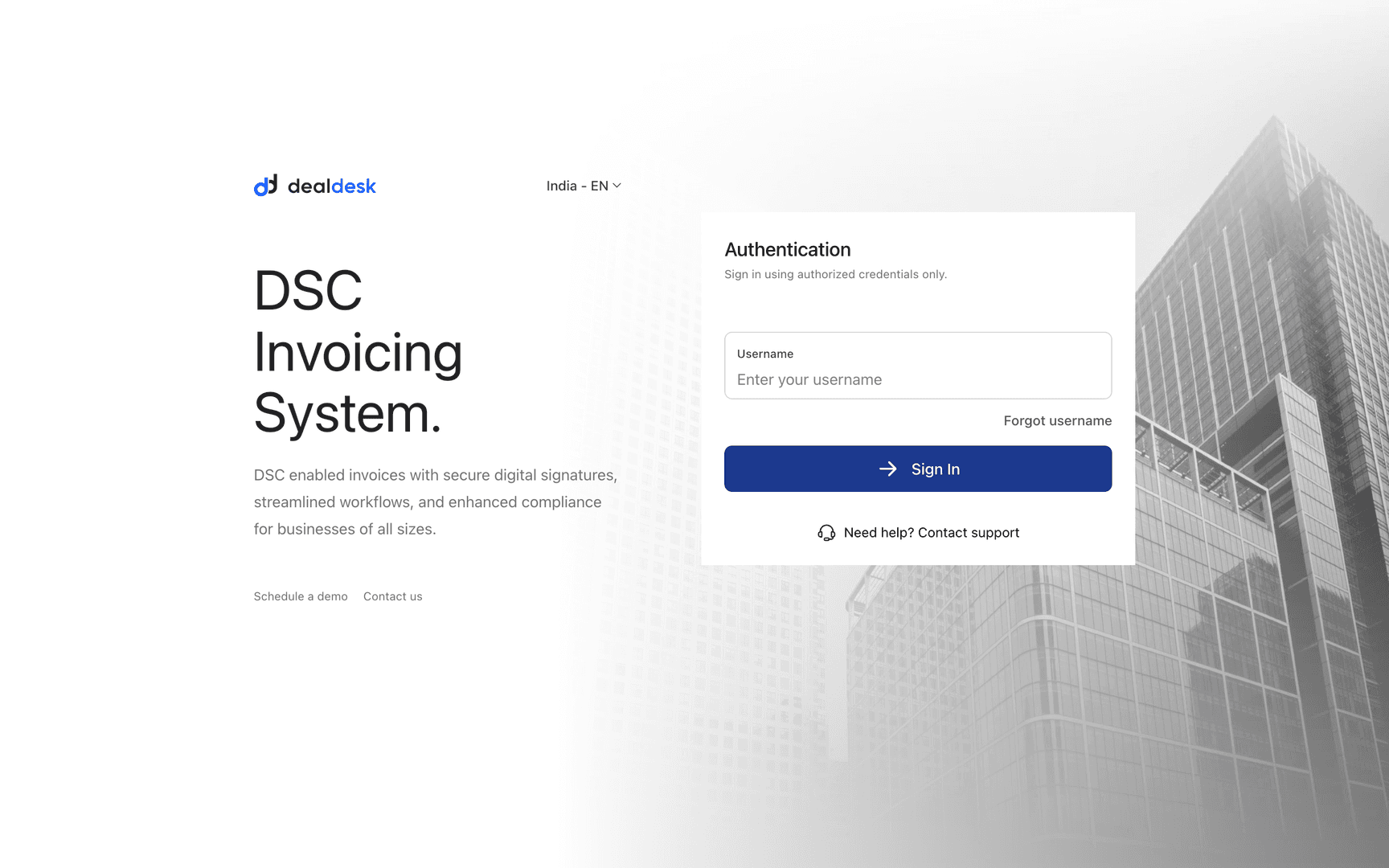 DealDesk - DSC-enabled invoicing app image 1