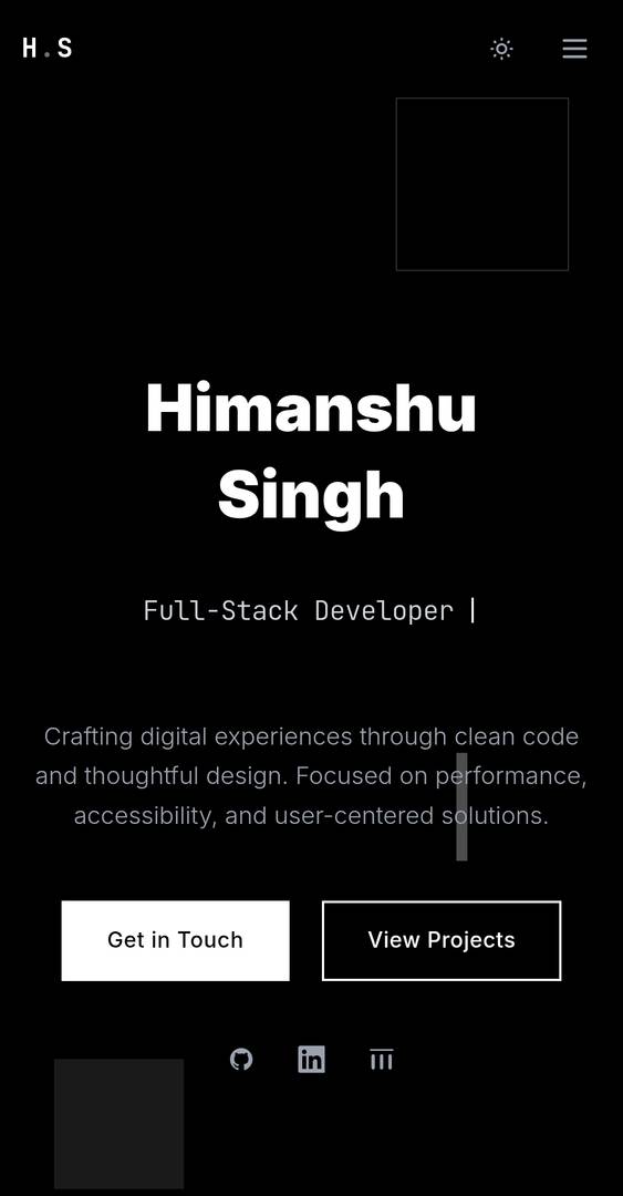 Portfolio website 