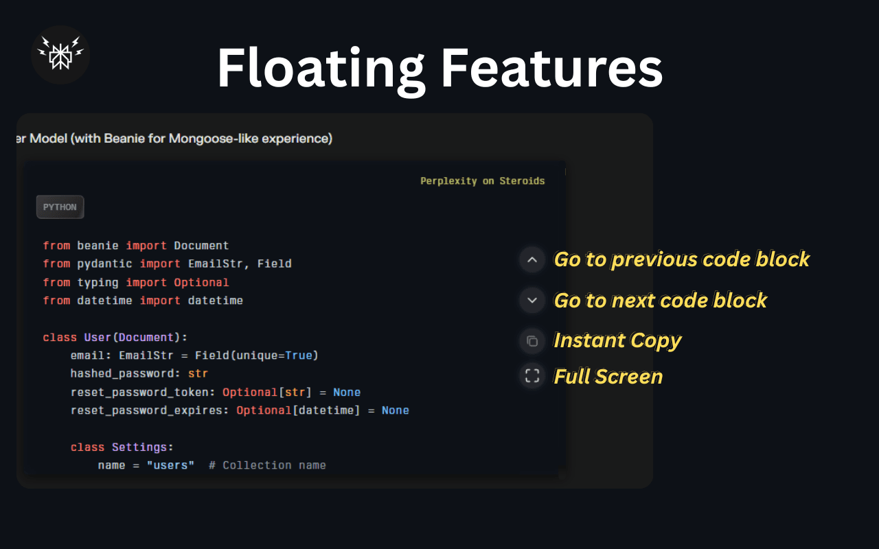 Perplexity on Steroids - Chrome Extension image 2