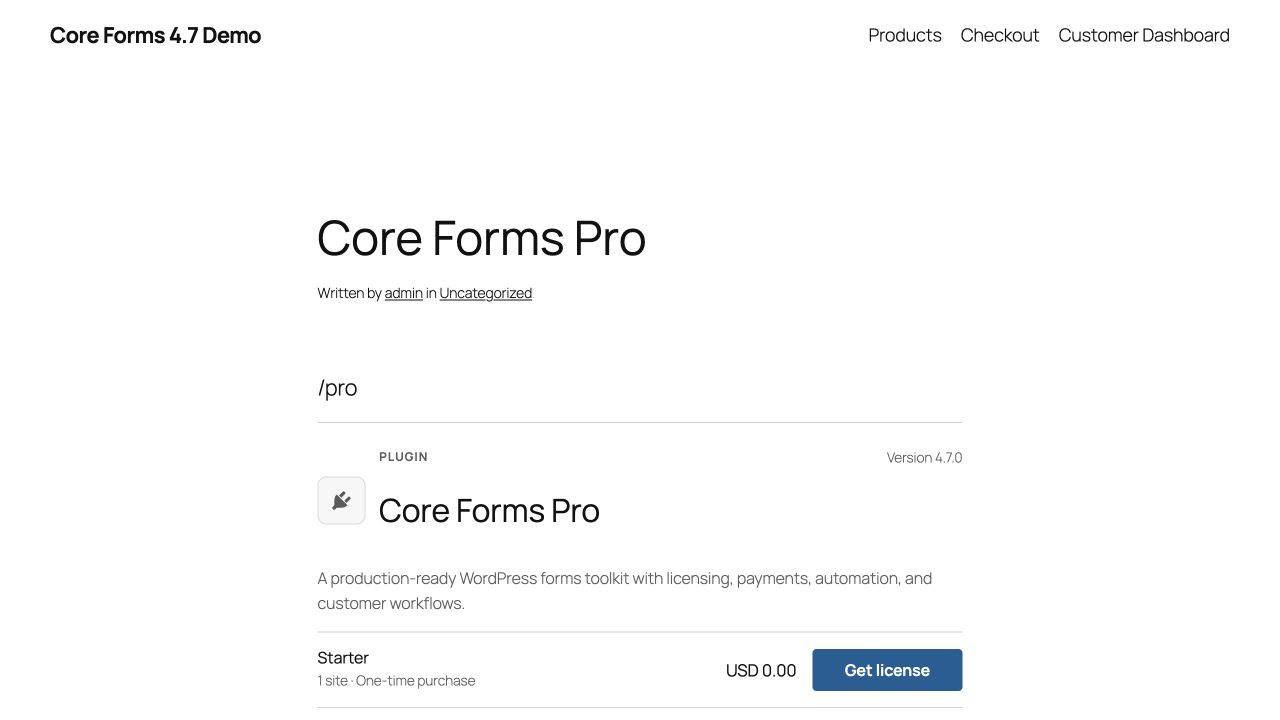 Core Forms for WordPress - Forms + eCommerce image 3