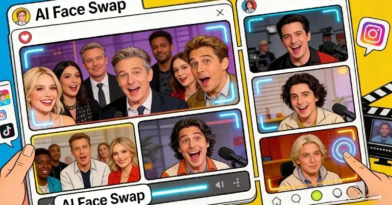 Multiple Face Swap Video Magic: Instantly Swap Faces of Everyone in Your Video