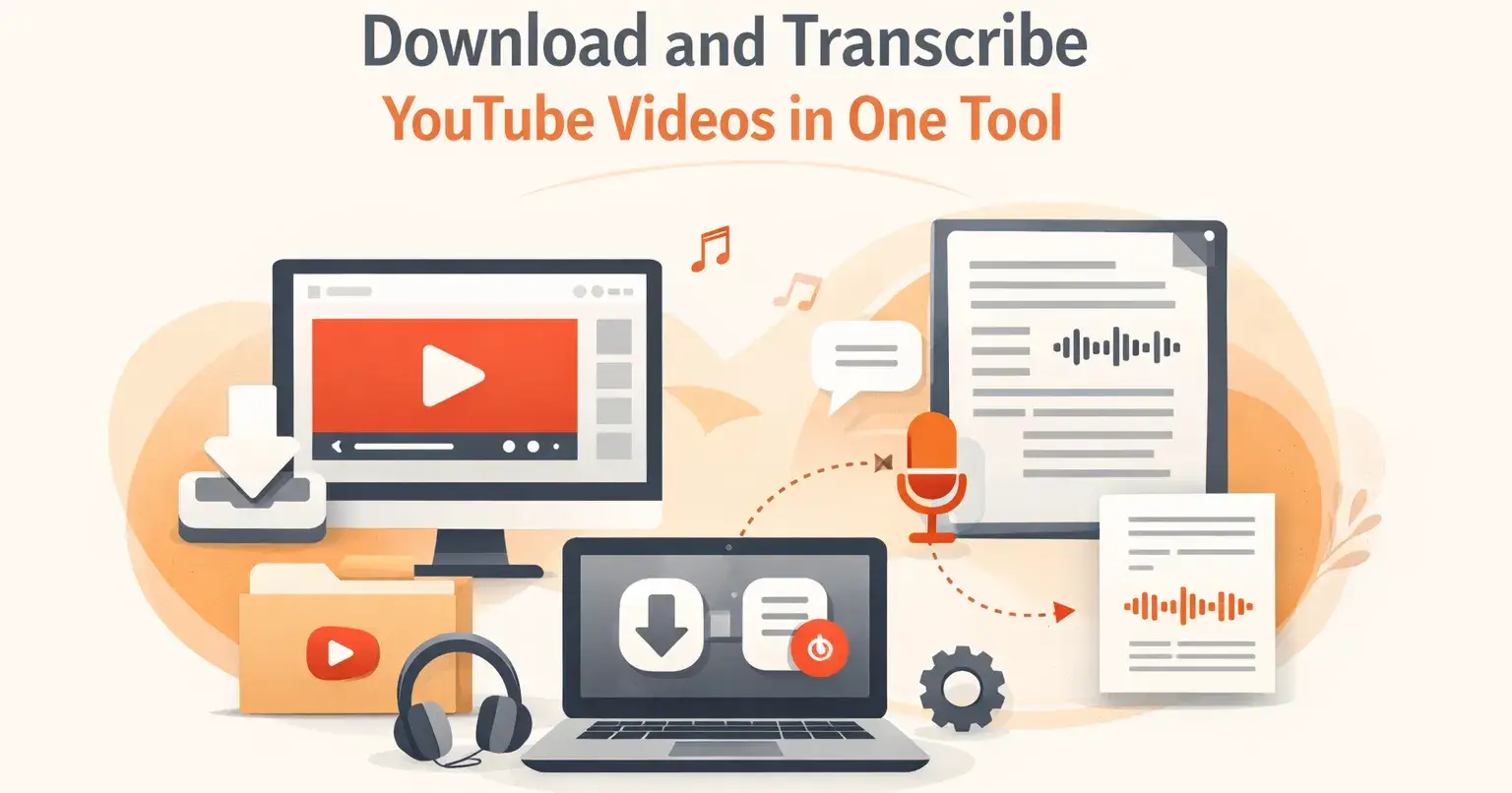 Download and Transcribe YouTube Videos in One Tool