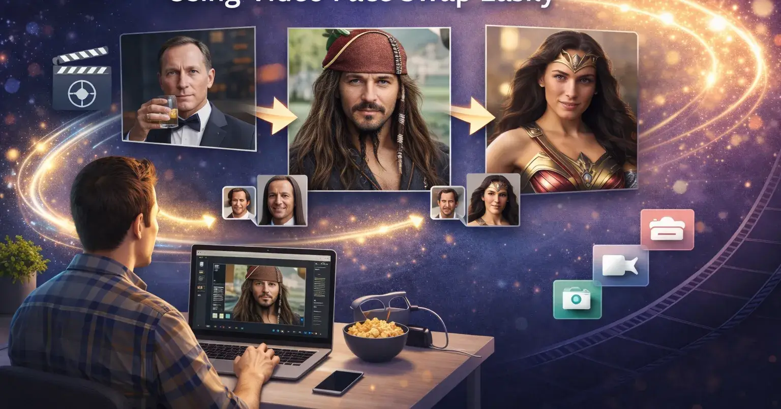 Swap Faces with Movie Characters Using Video Face Swap Easily