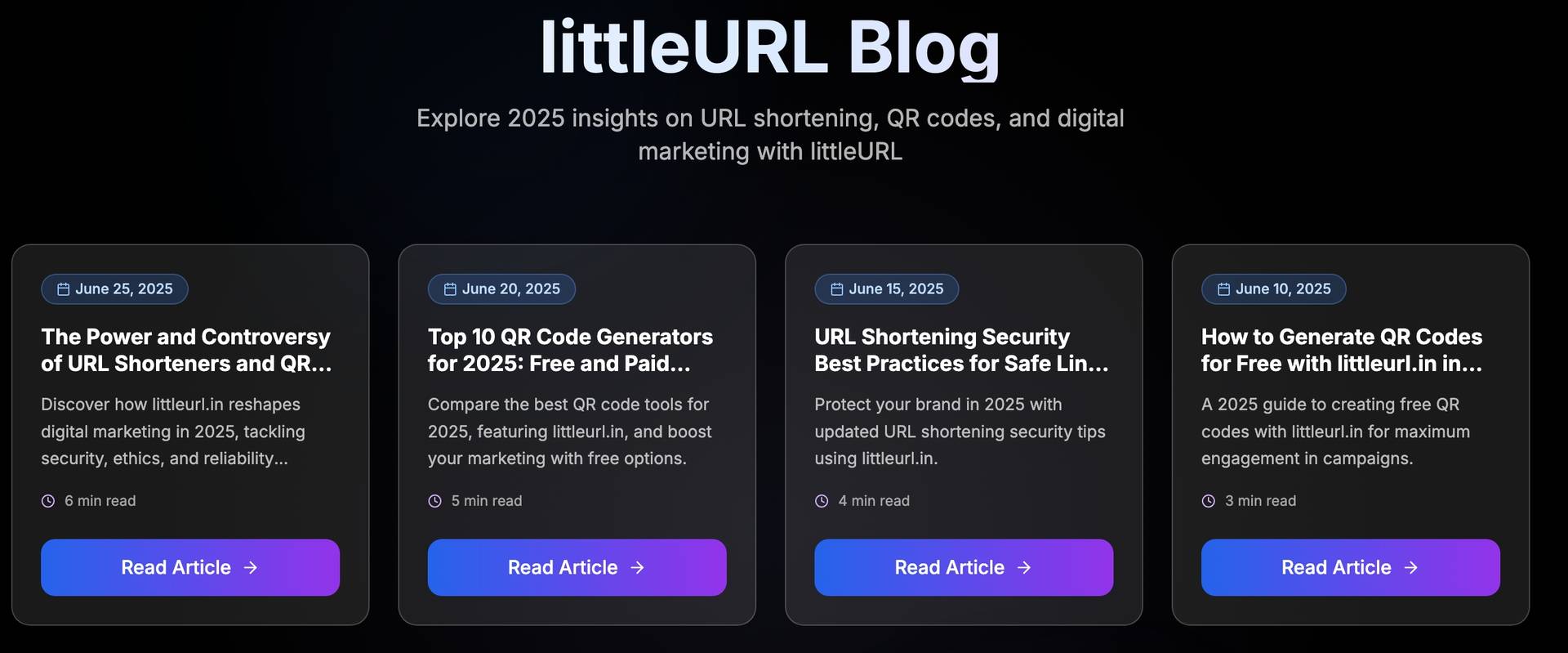 Free URL Shortener & QR Code Generator image 3