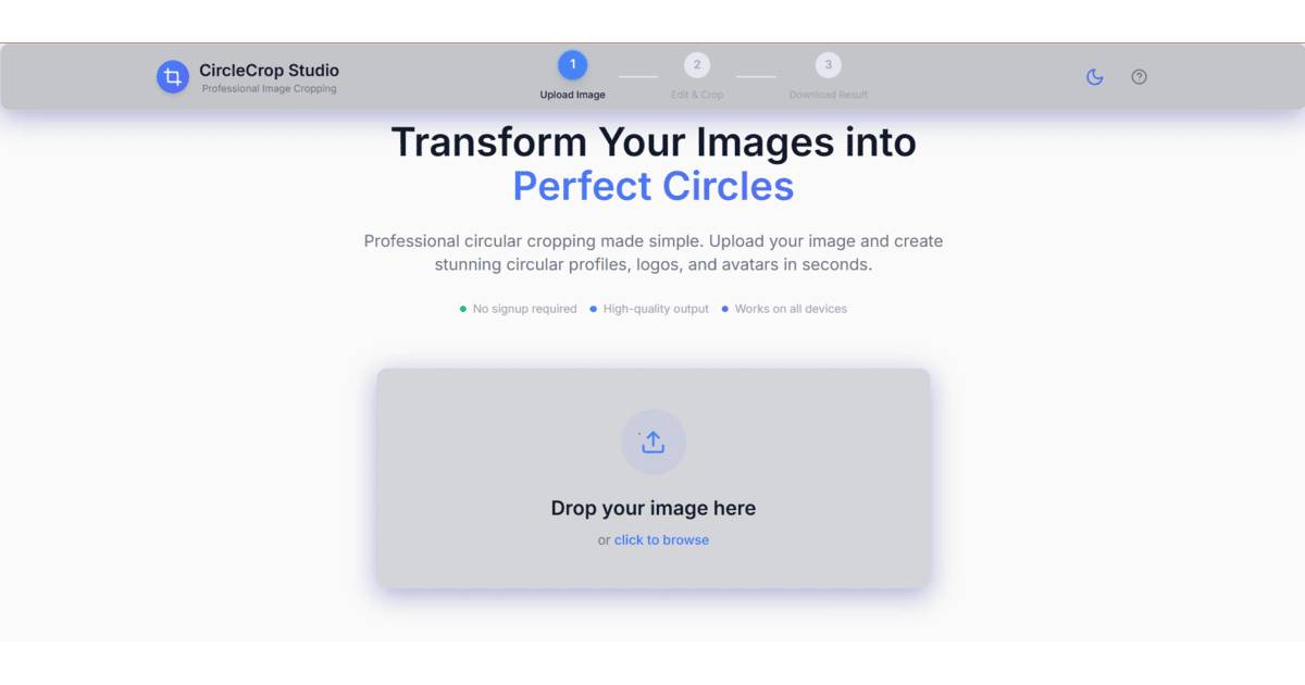 CircleCrop Studio image 1