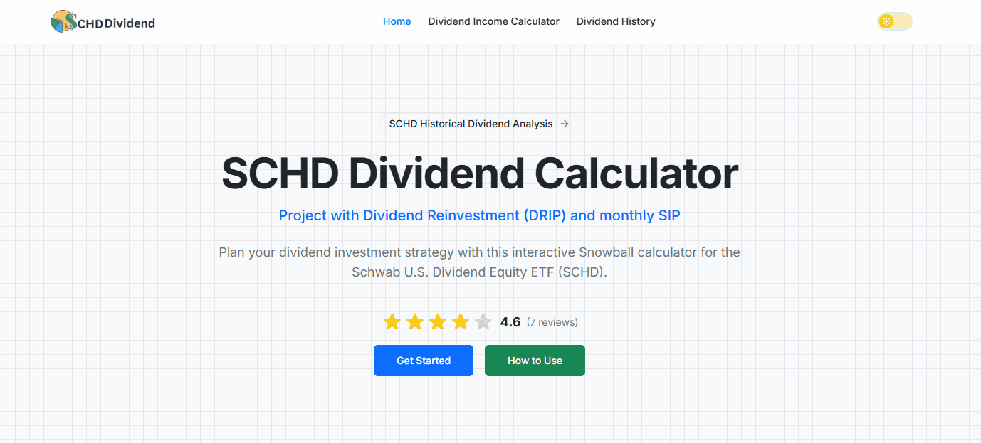 SCHD Dividend Calculator image 1