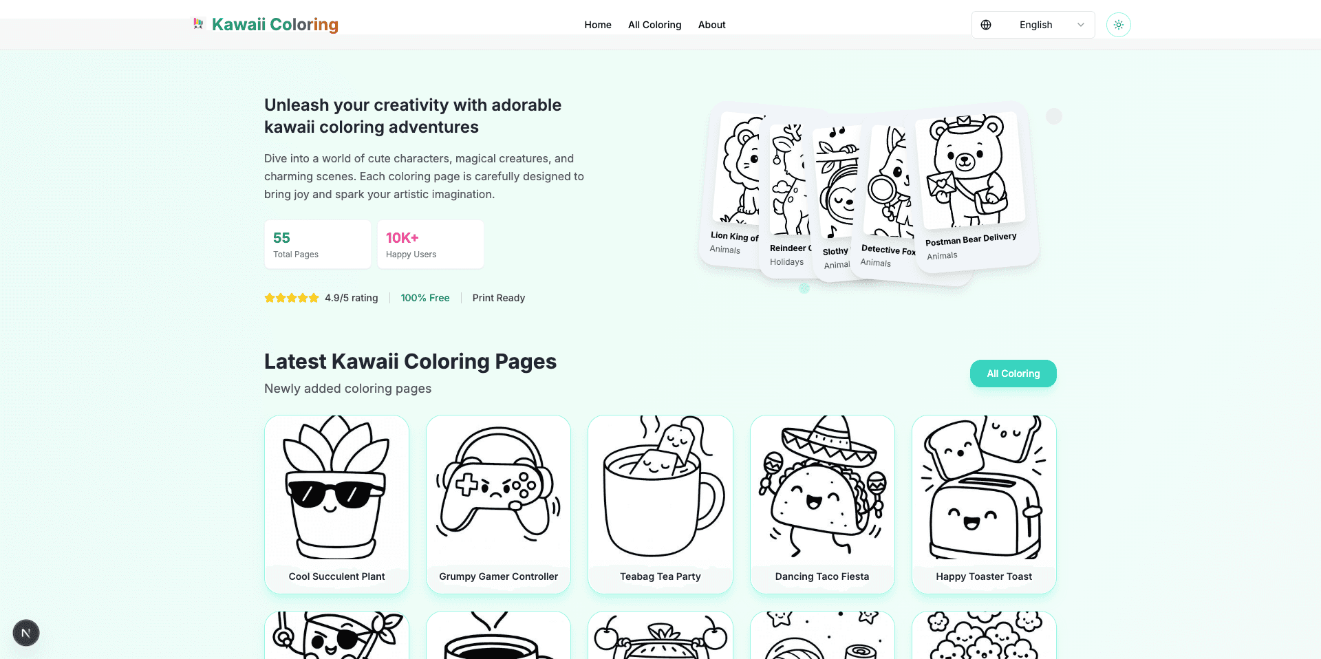 KawaiiColoring image 1