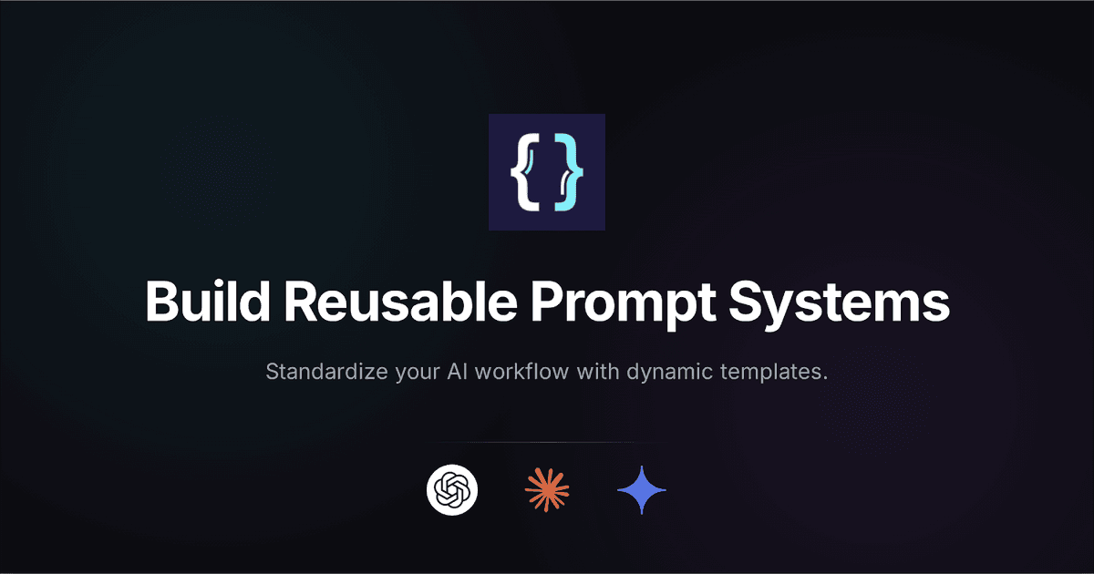 CurlyPrompt - Reusable prompt templates image 2