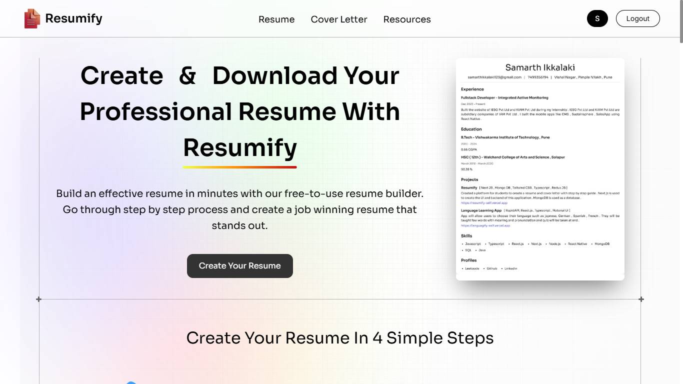 Resumify