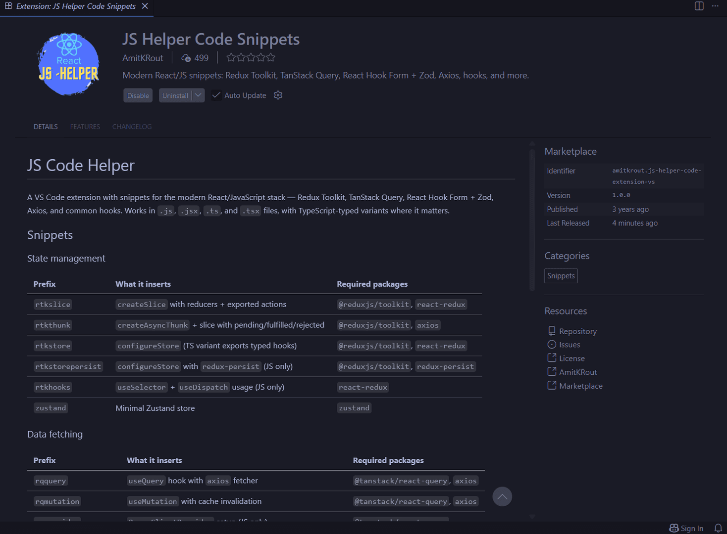 JS Helper Code Snippets image 1