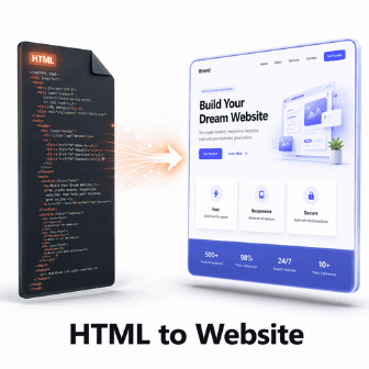 HTML to Website