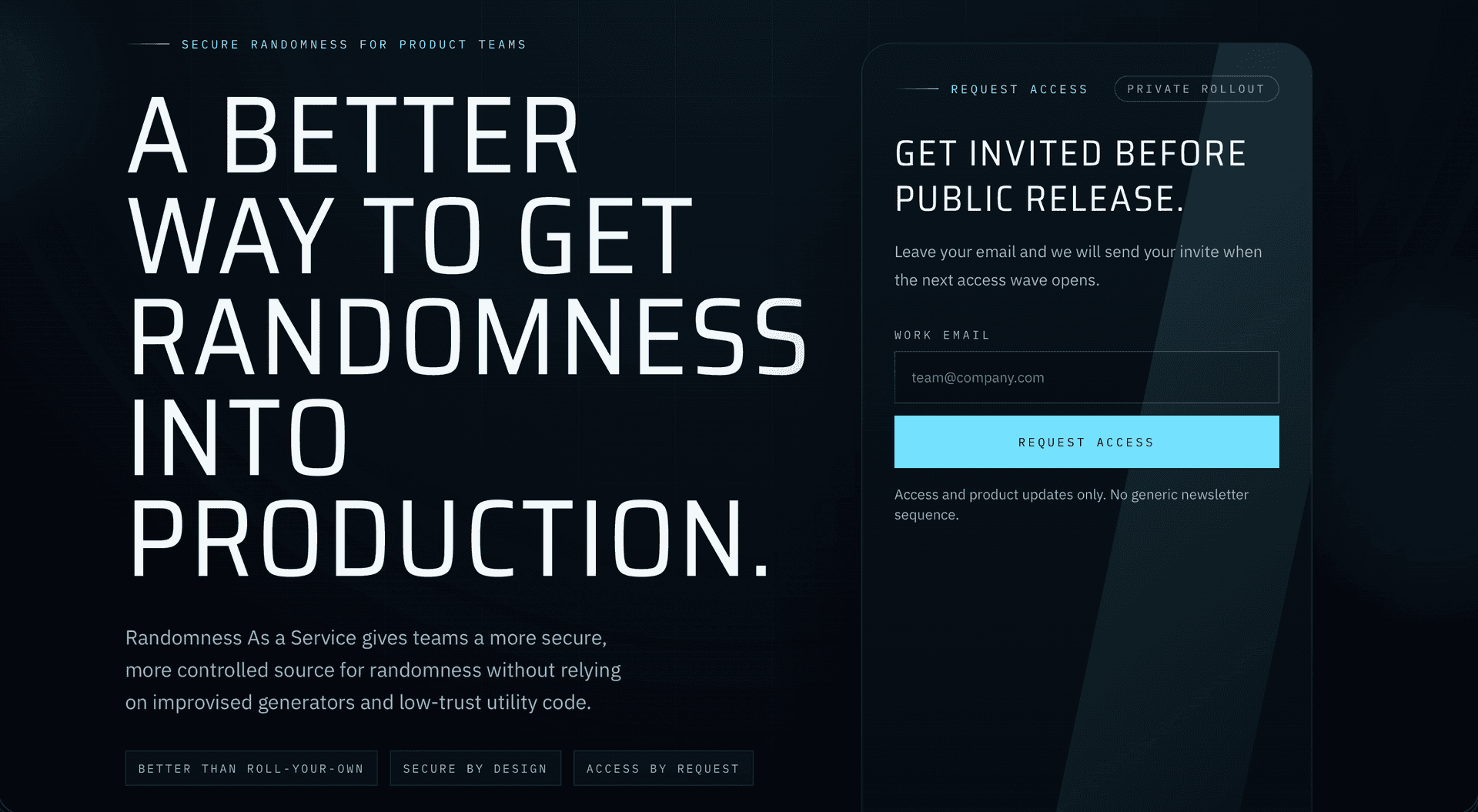 Randomness As a Service image 1