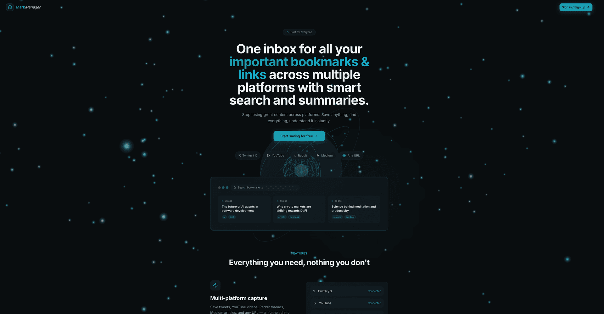 MarkManager - Your Unified Bookmark Manager image 2
