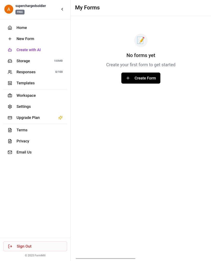 formMill — Build free forms. Unlimited. image 3