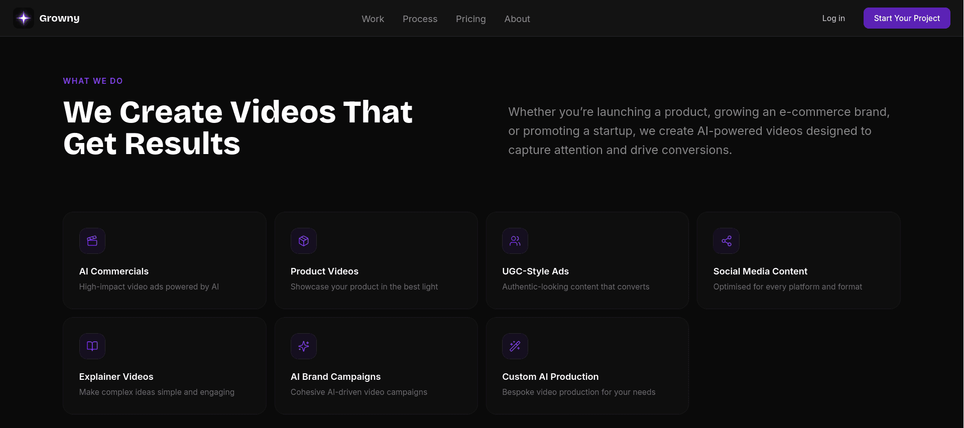 Growny — AI Video Studio for Modern Brands image 3