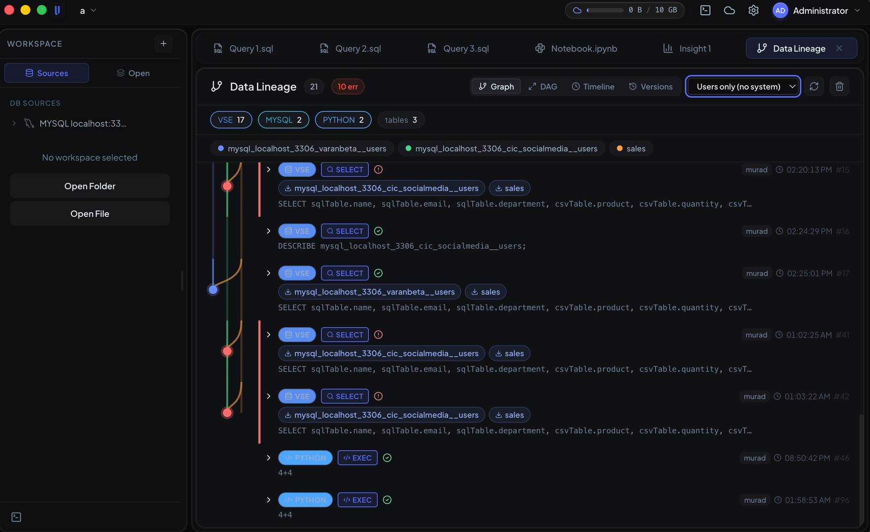 Varan — Query every database in one window image 3