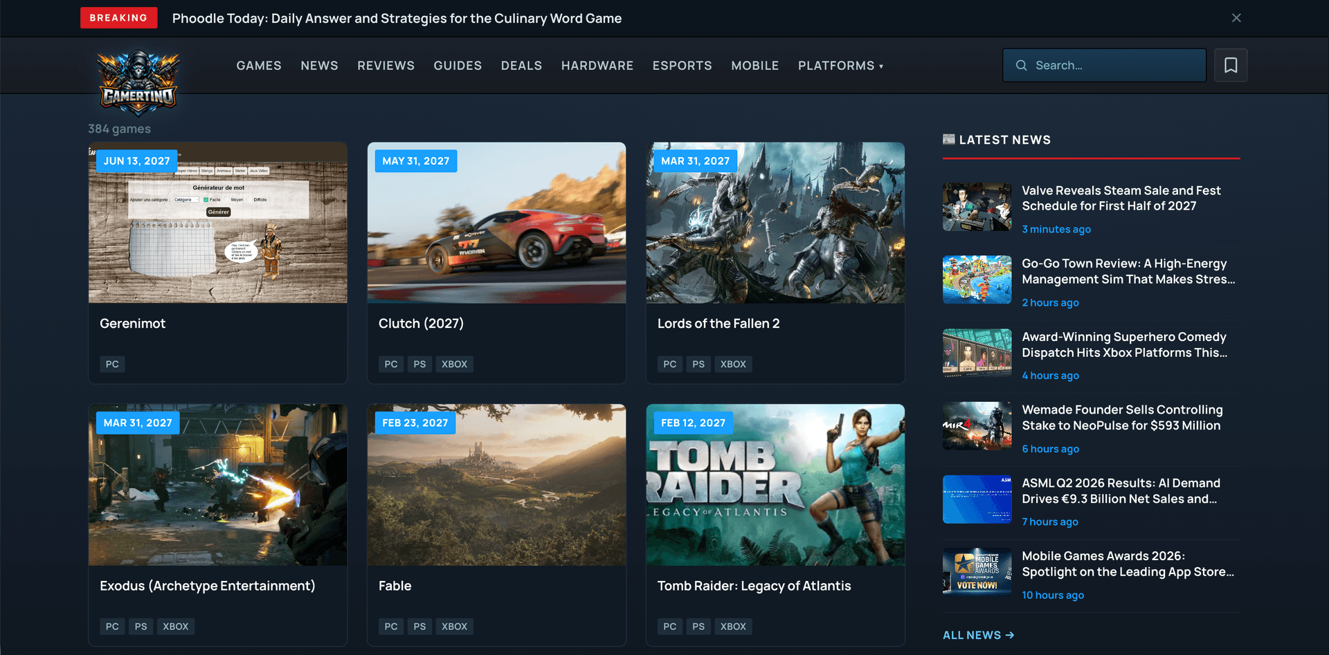 Gaming News, Reviews, Guides, Deals and Games image 2
