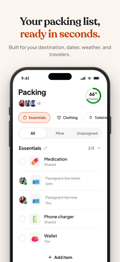 Alba — The #1 packing app image 3