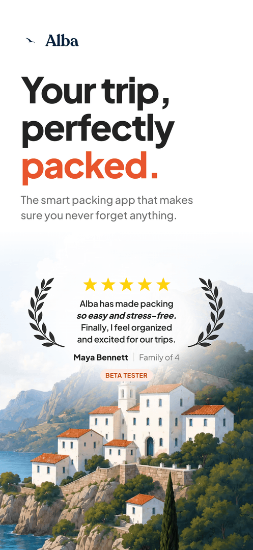 Alba — The #1 packing app image 1