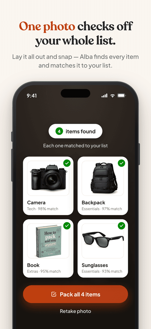 Alba — The #1 packing app image 4