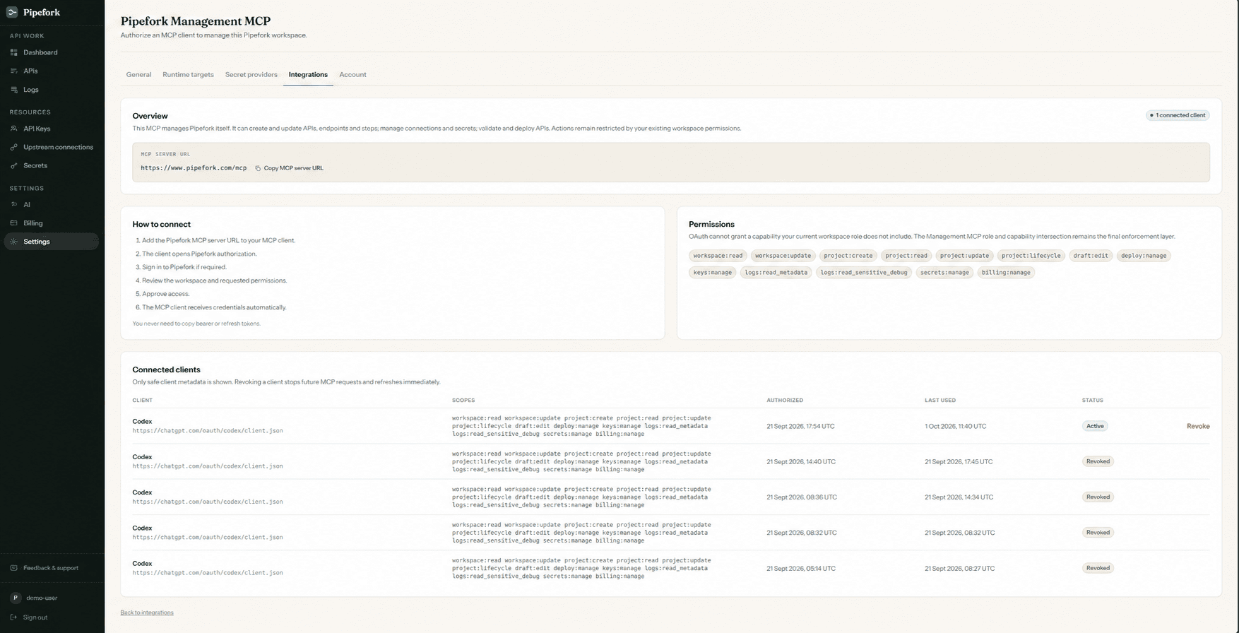 Pipefork | AI & MCP API | Free Dev Plan image 3