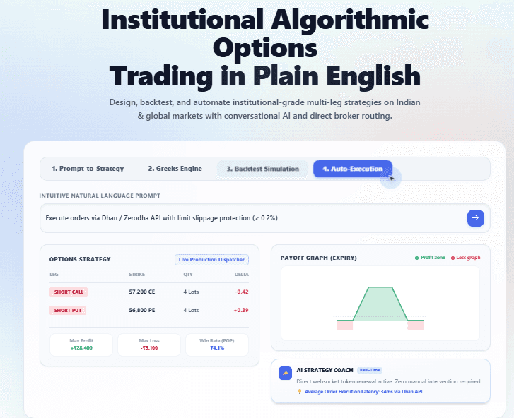 Algoraider - AI Quantitative Options Trading image 2