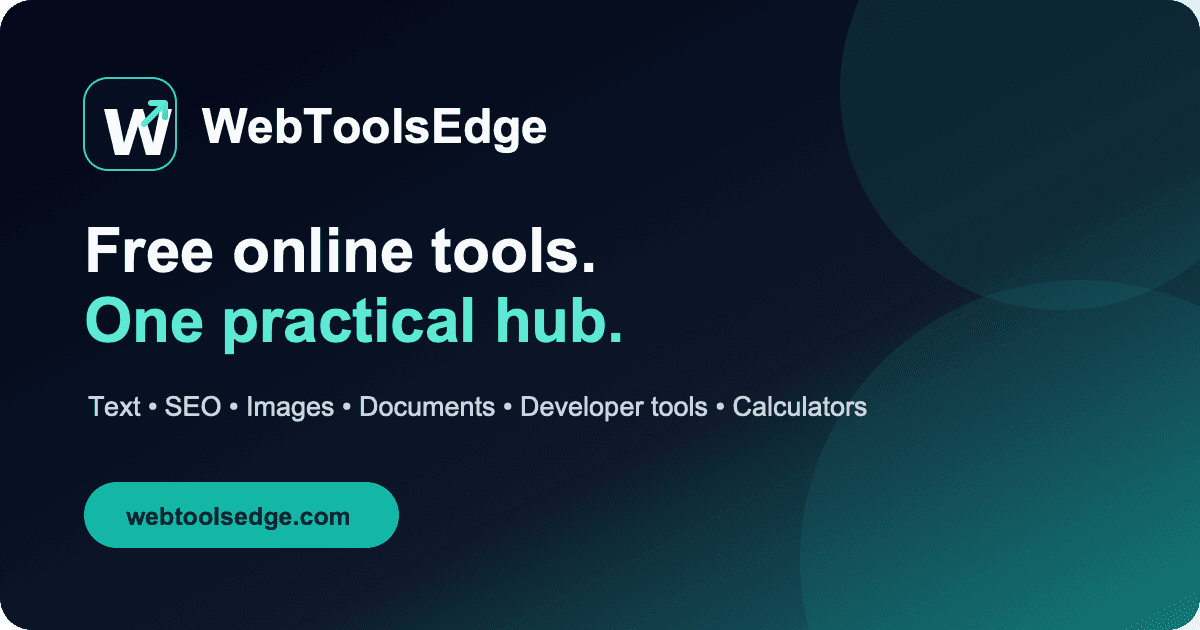 WebToolsEdge image 1