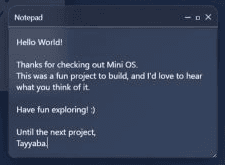 Mini OS