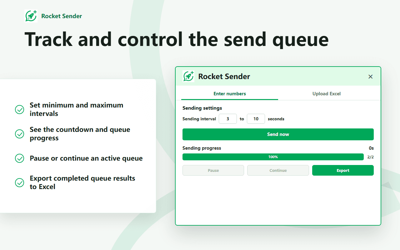 WhatsApp Sender - Rocket Sender image 3