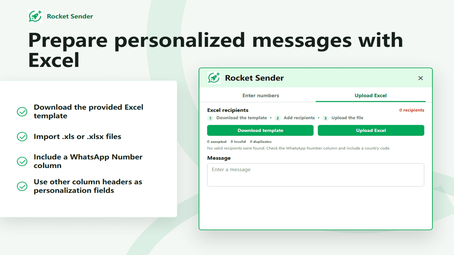 WhatsApp Sender - Rocket Sender image 1