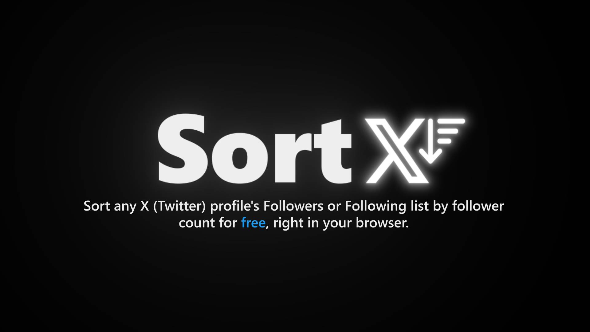 Sort X image 1