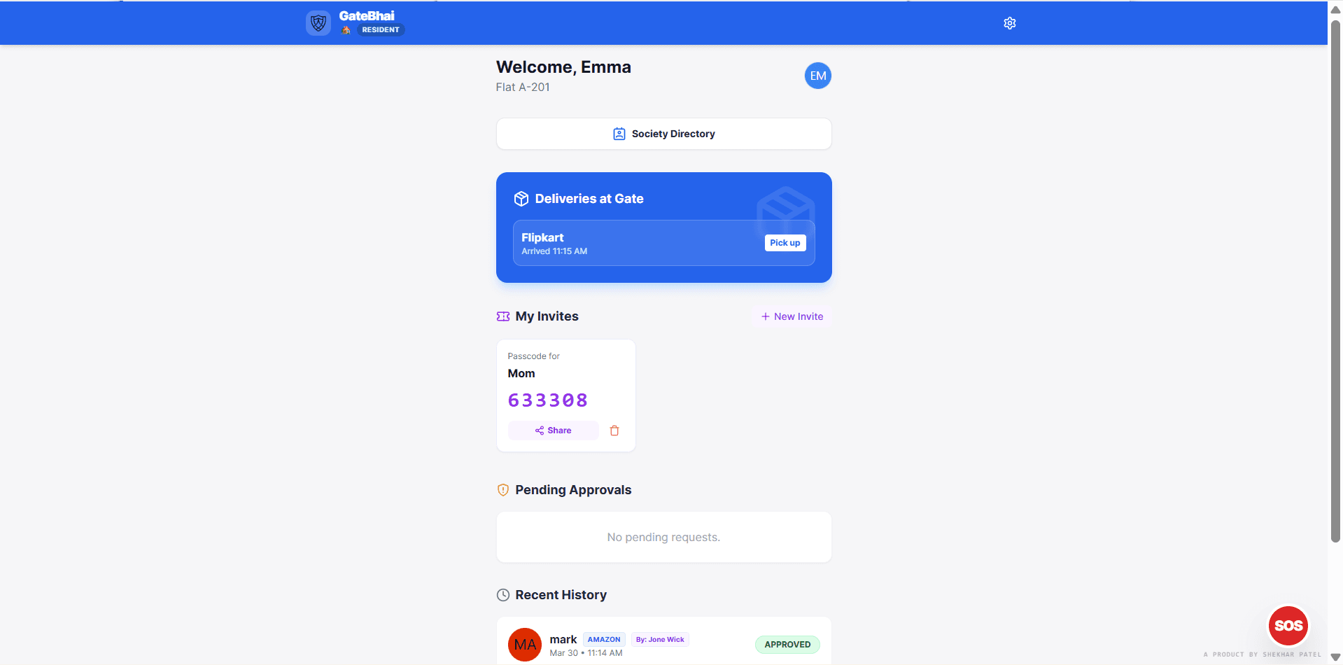 GateBhai - Smart Society Management System image 4