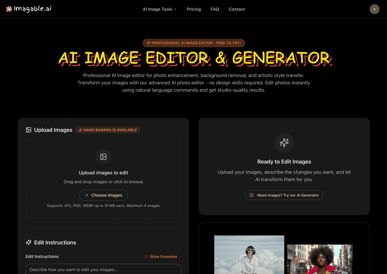 Imagable AI Image Editor image 1