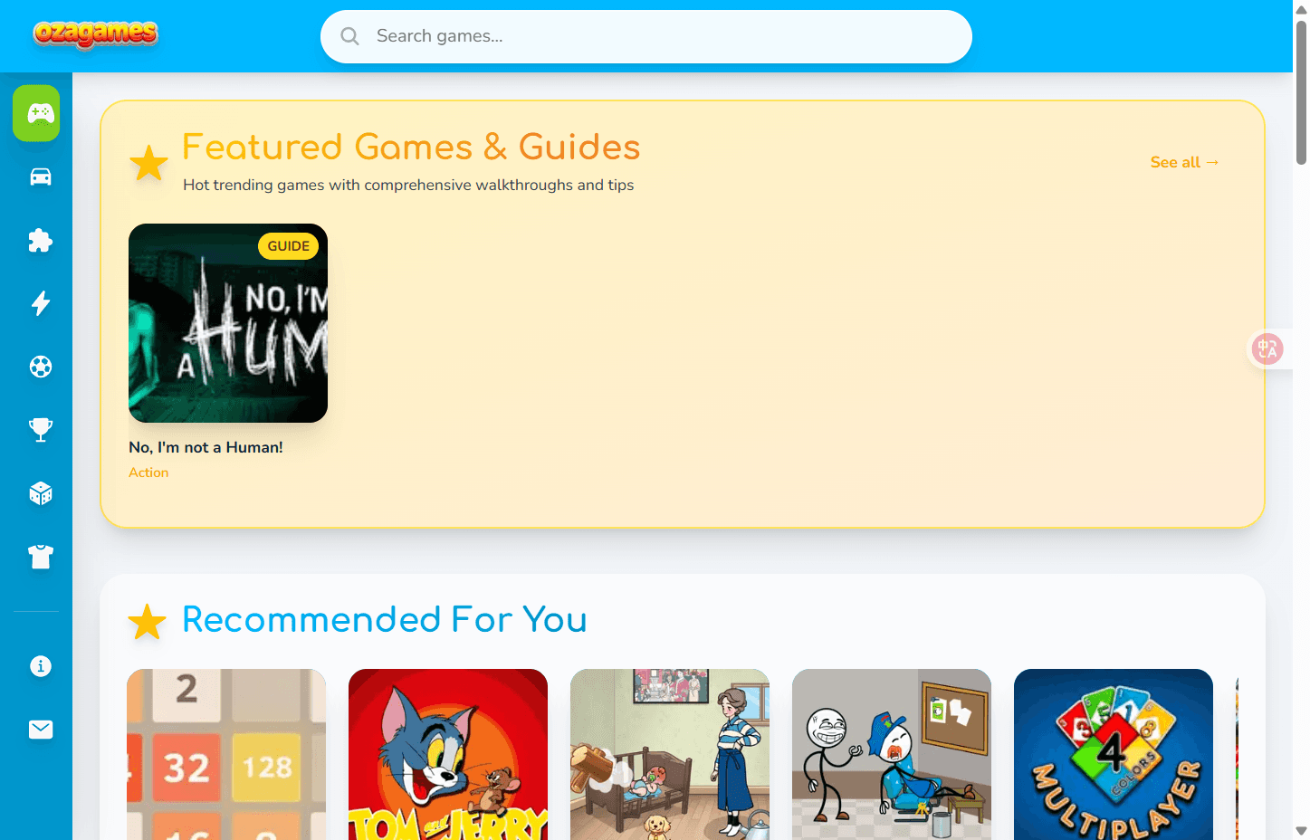 OZAGames - Free Online Games image 1