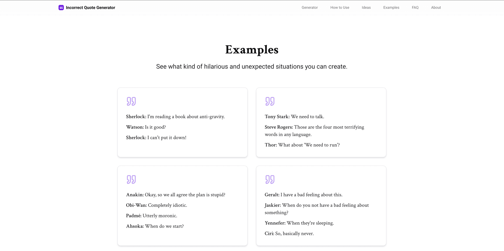 Incorrect Quote Generator image 3