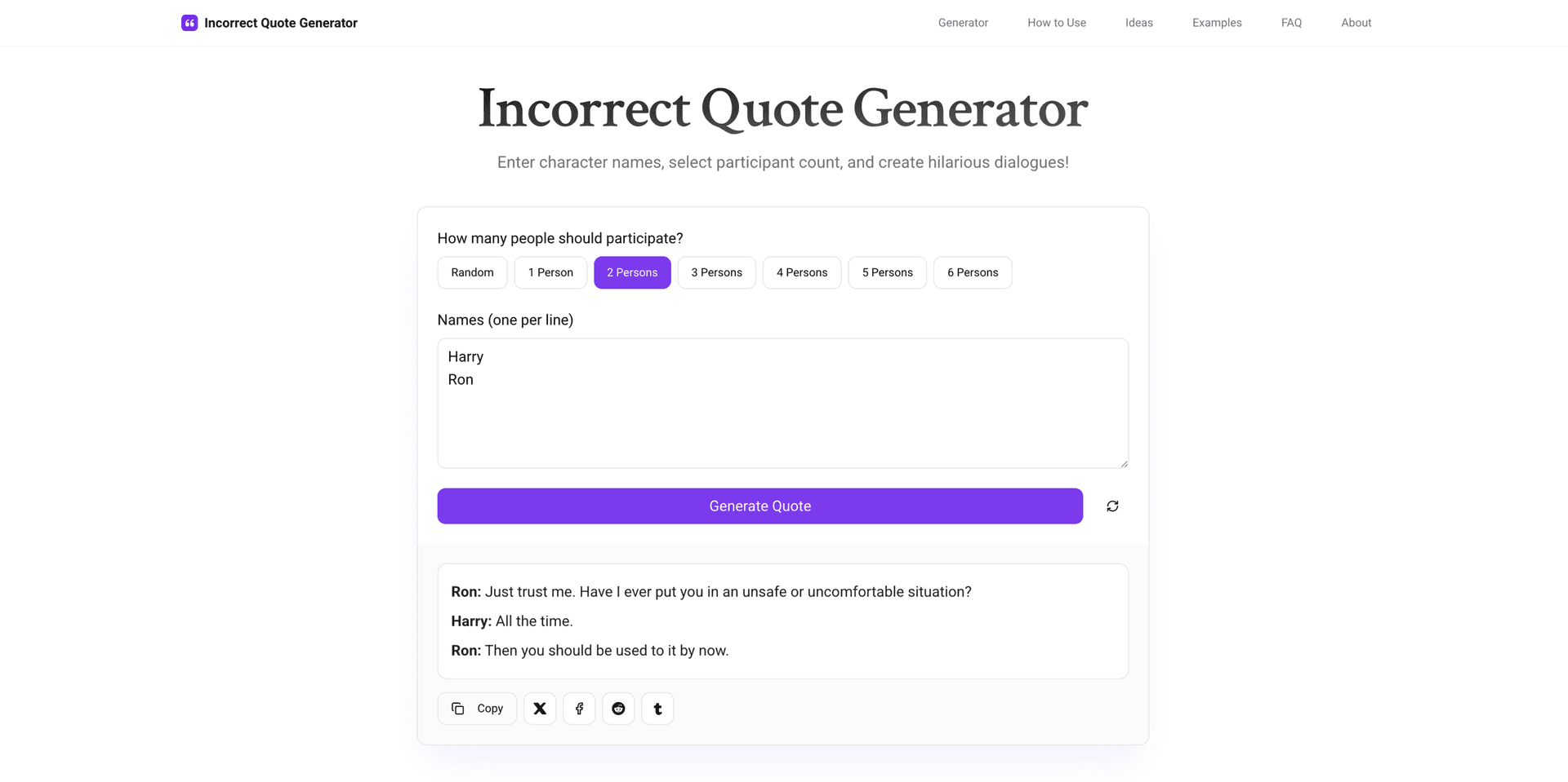 Incorrect Quote Generator image 1