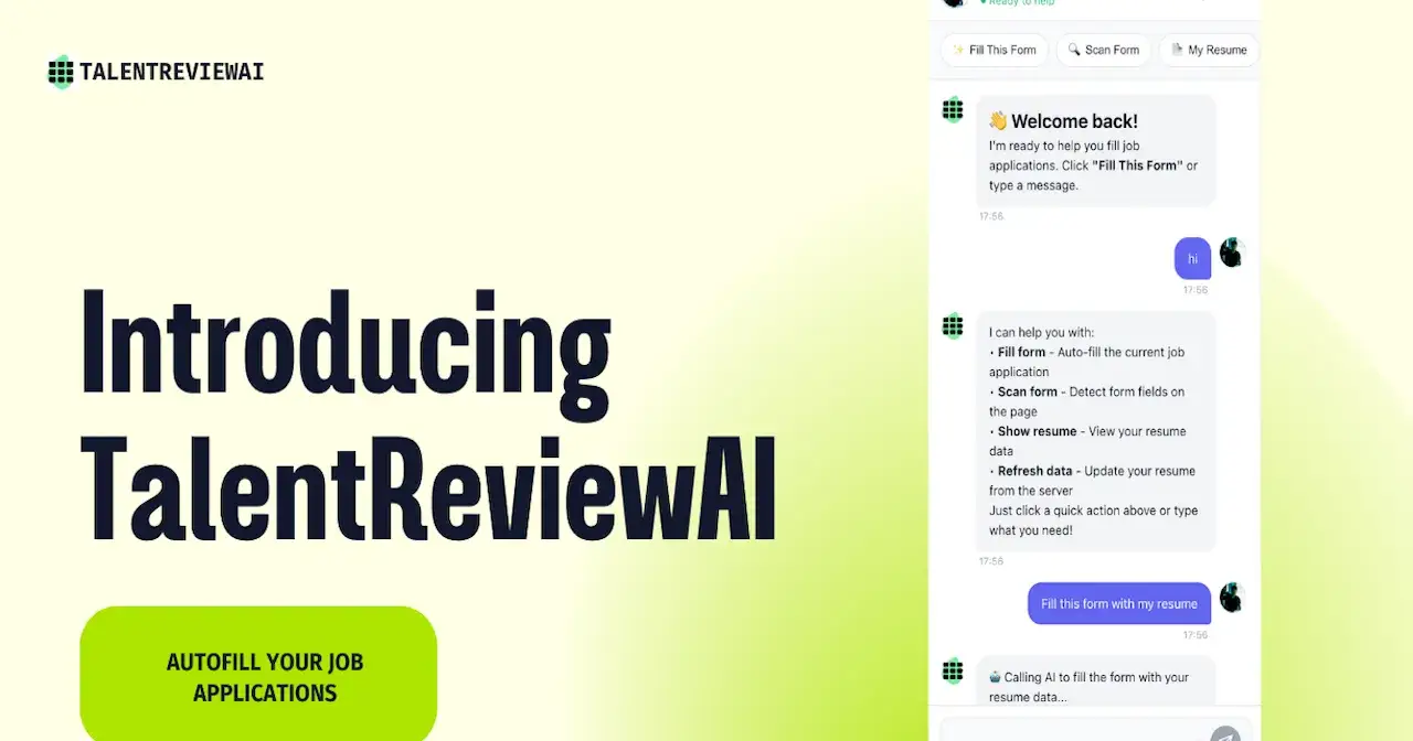 TalentReviewAI Copilot: The End of Manual Job Applications