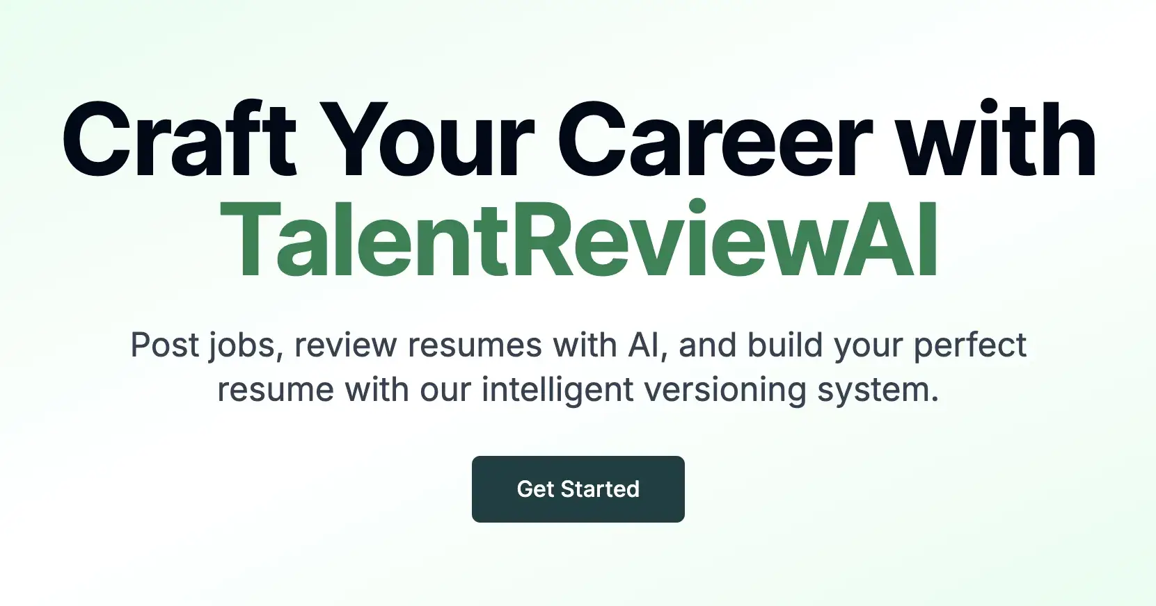 TalentReviewAI is an AI-powered SaaS hiring product