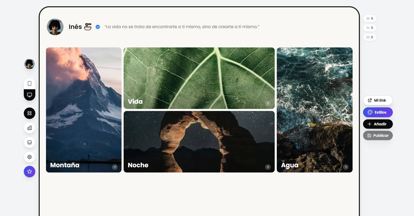 beetter.co "your new link (site) in bio" image 2