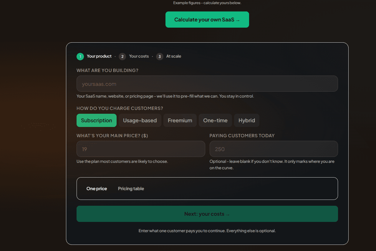 Ai SaaS Profit Estimator image 4