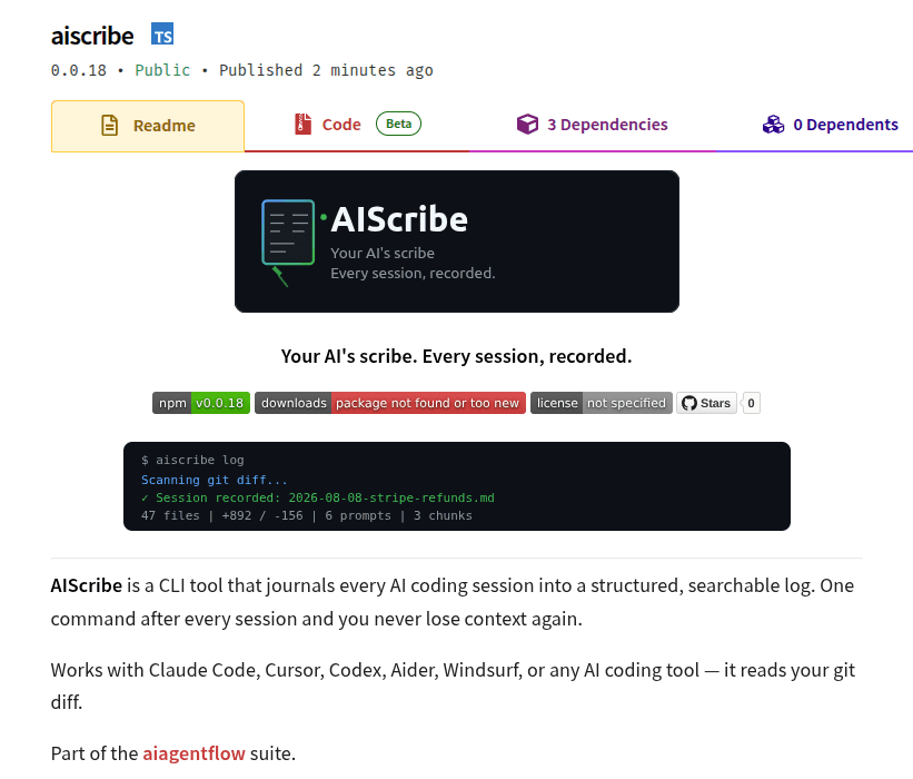AiScribe - Log prompts & agent's response image 2