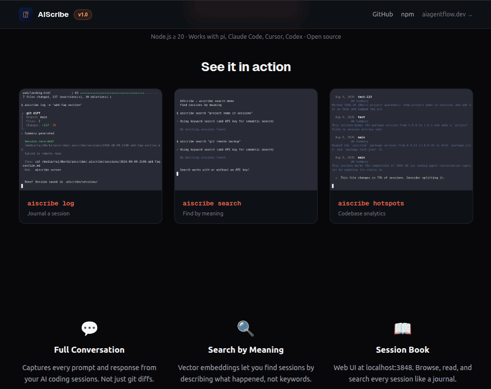 AiScribe - Log prompts & agent's response image 4