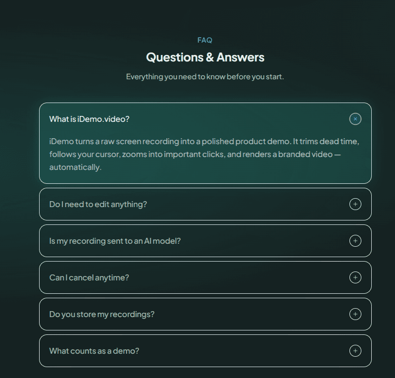 iDemo — Turn recordings into interactive demo image 3