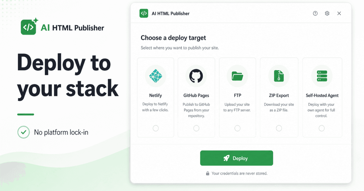 AI HTML Publisher image 4