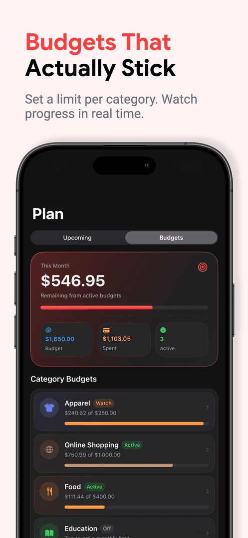 ‎Budgie: Budget & Money Tracker image 3